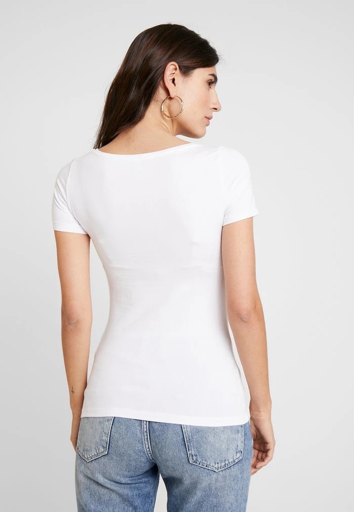 T-Shirt ANNA FIELD Anna Field 3 Pack Blanche Femme | VOV-8113552